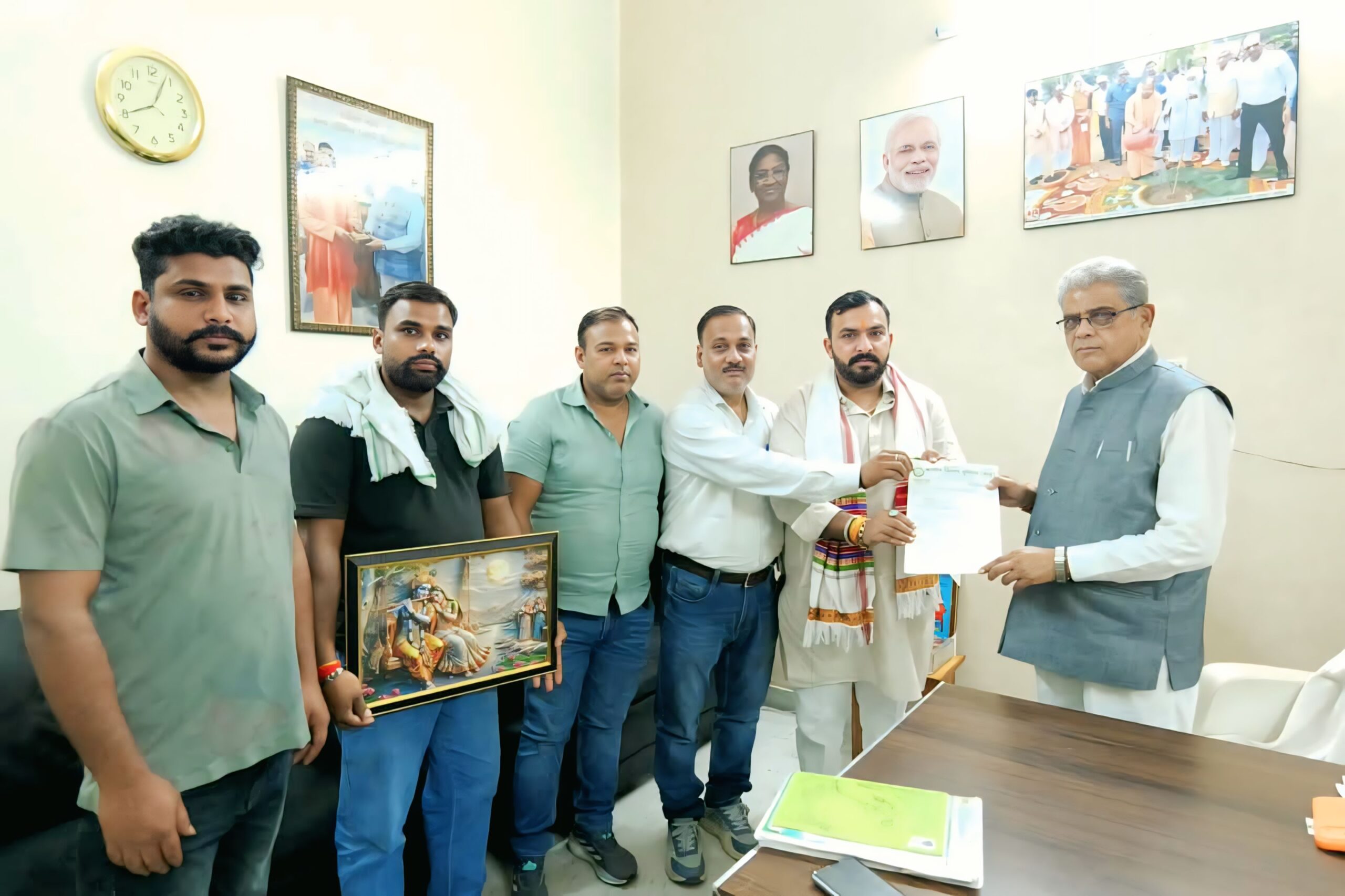 वन विभाग में भ्रष्टाचार की जांच की मांग, मंत्री से मिला भाकियू भानू